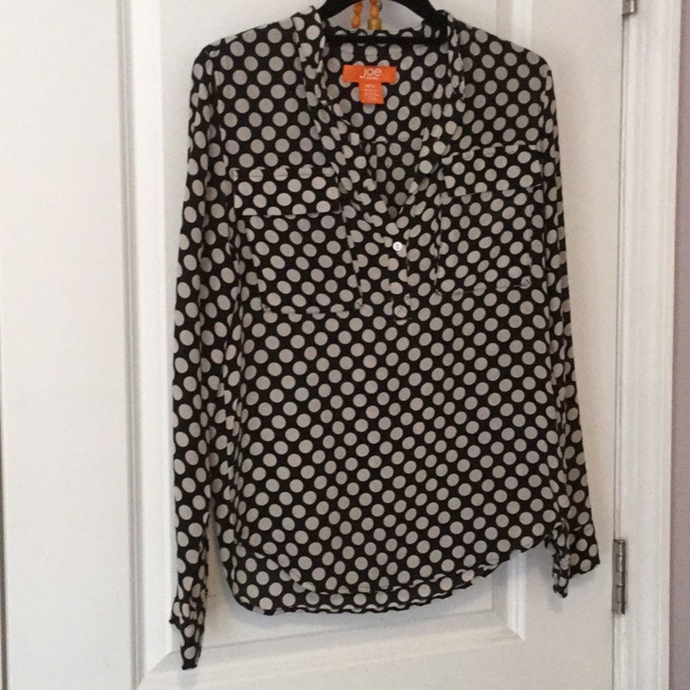 Joe Fresh polka dot blouse